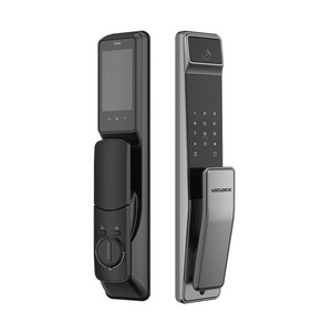 Smartlock Oem Electronic Biometric Fingerprint Gate Smart Digital Exterior Security Front Door Lock With Camera