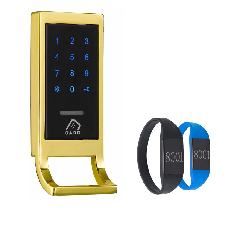 Gym Spa RFID Electronic Cabinet Locker lock password Lock with Free Bracelet