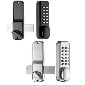 Mechanical Keyless Entry Door Lock Exterior Gate Lock Battery Free Waterproof Code Lock