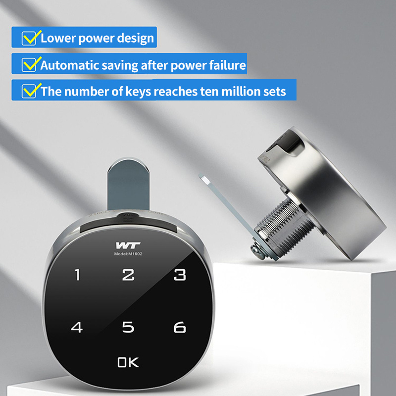 Power saving Keyless Hidden Mini Drawer Smart Electric Lock Fingerprint Lock For Cabinet