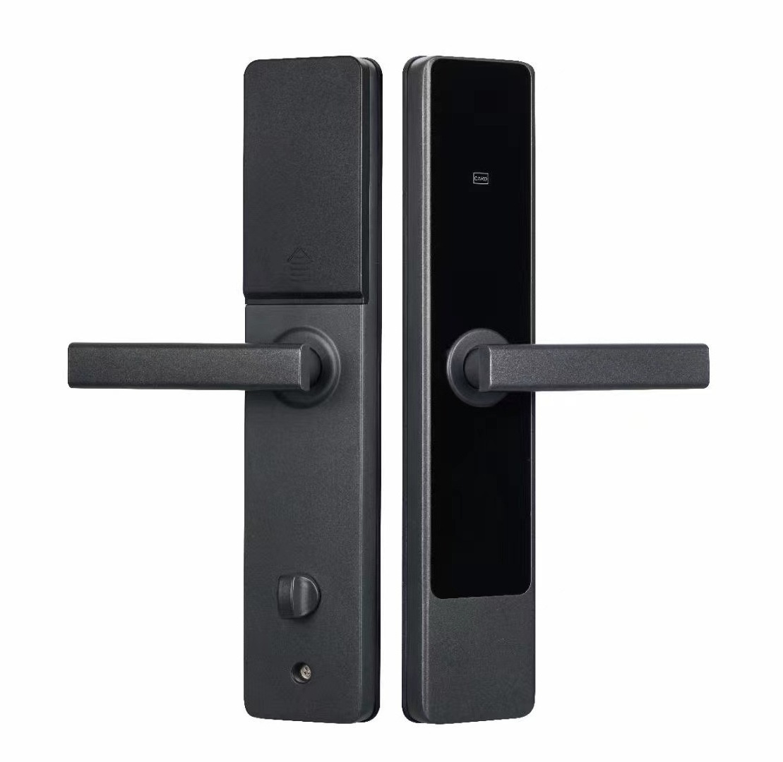 Touch Screen electronic Handle Home Locker Hotel System Smart front office Door Lock