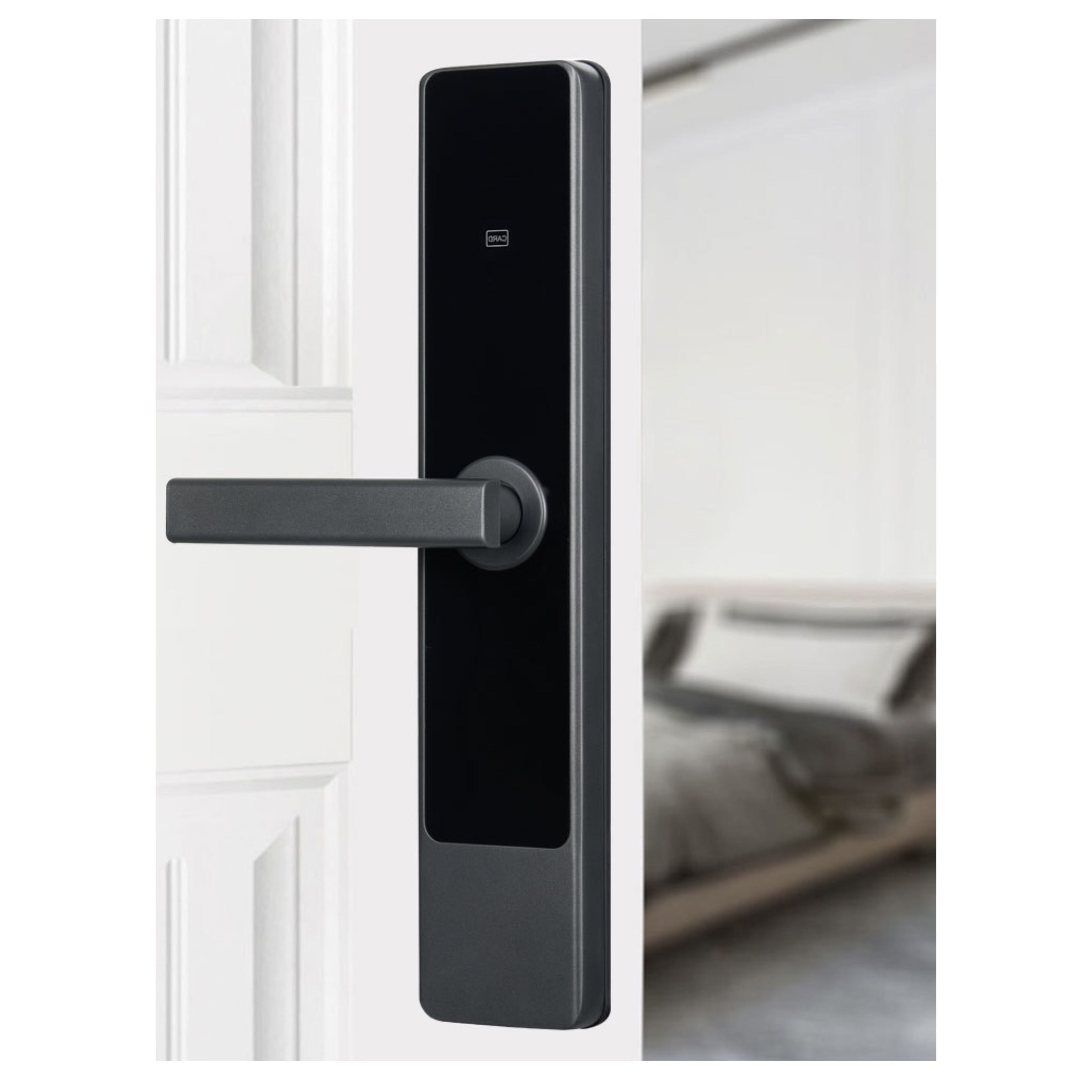 Touch Screen electronic Handle Home Locker Hotel System Smart front office Door Lock