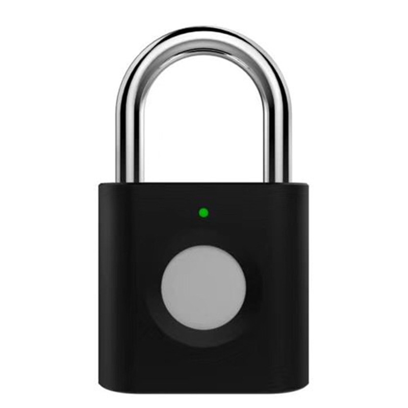 Smart fingerprint padlock waterproof anti-theft travel luggage locker door drawer lock