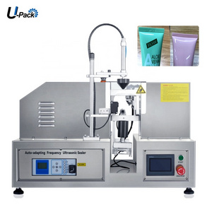 Semi automatic ultrasonic sealer for soft tube semi auto ultrasonic sealing machine for cosmetic soft tube Health care tube