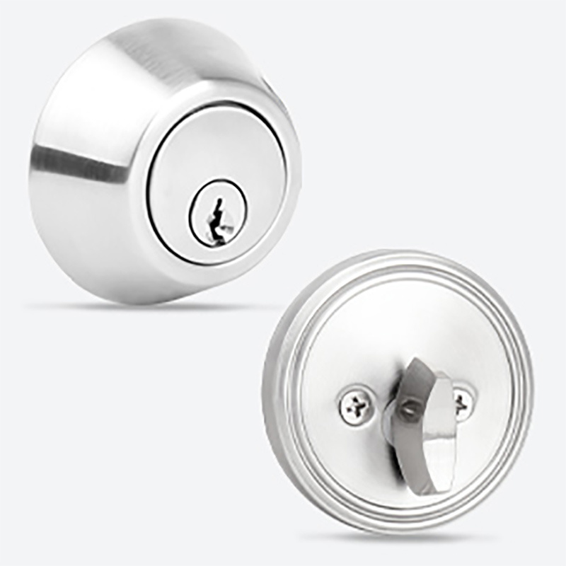 Security Key Deadbolt Stainless Steel Single cylinder deadbolt Entrance Deadbolt Knob Lock For Bedroom Bathroom