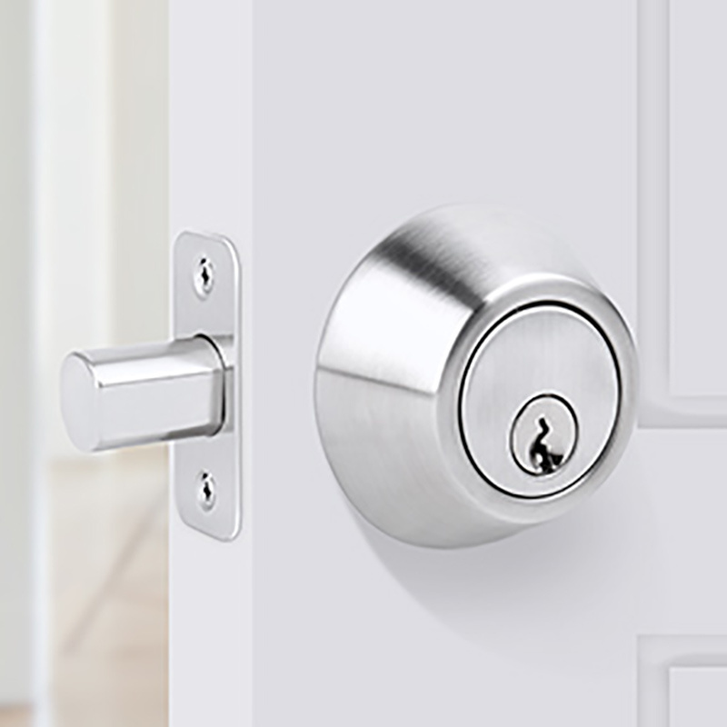 Security Key Deadbolt Stainless Steel Single cylinder deadbolt Entrance Deadbolt Knob Lock For Bedroom Bathroom