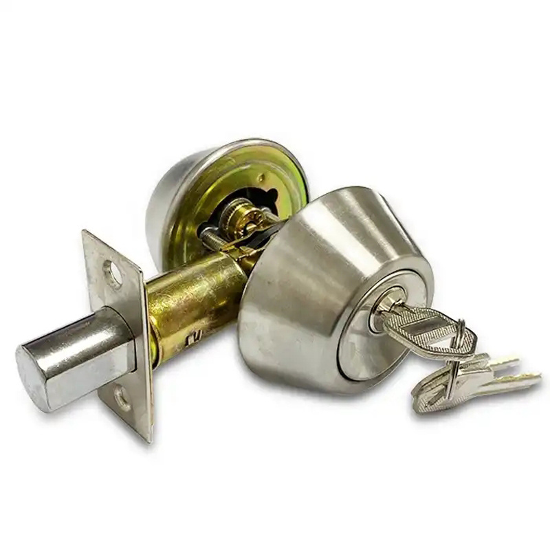 Double-opening deadbolt lock stainless steel entry deadbolt Double Brass cylinder key control deadbolt door lock