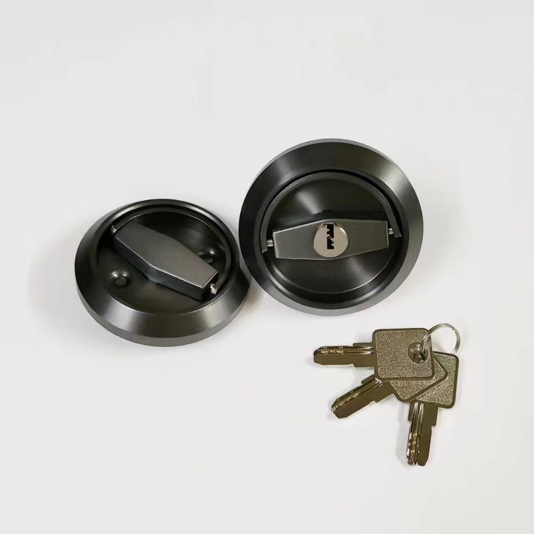 Pocket Door Lock Satin Nickel Contemporary Privacy Bathroom Round Pocket Door Hardware Sliding Door Lock