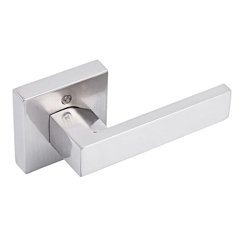 Keyed Entry Door Lever Keyed Alike Door Handle with Lock for Interior Exterior Use Reversible Lockset for Front Door