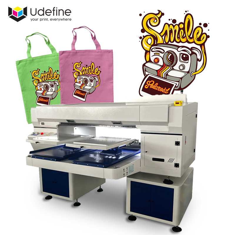 Udefine Double Station Textil Used DTG Printer For Sale Tshirt Printing Machine Garment Printer