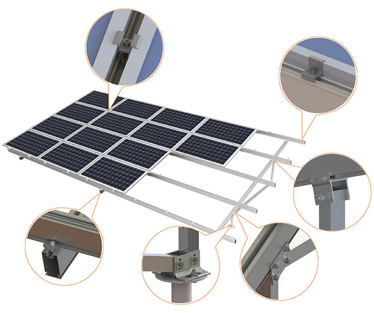 Factory price solar ballast solar panel installation Ground mounting brackets