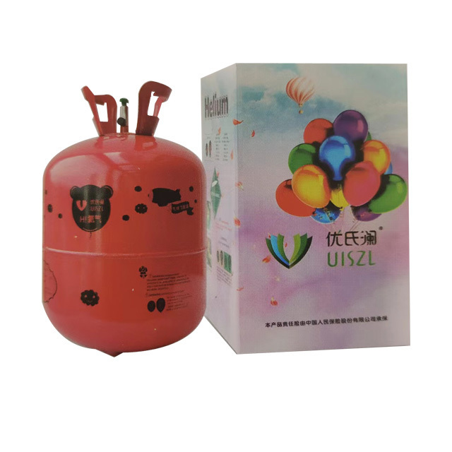 UISZL Hot Selling 99.99% pure helium 13.4L Hellium Tank Helium Gas Cylinder For Party Balloon