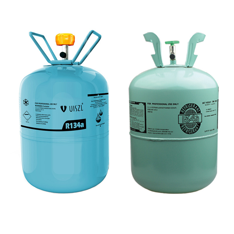 UISZL OEM Air-conditioner gas R134A refrigerant R134 Factory Supply Air Condition 99.9% Purity R134a