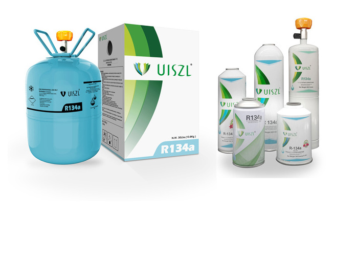 UISZL high quality and cheap price gas refrigerant r134a 99.9% purity 13.6kg cylinder 134a R134a Refrigerant Gas