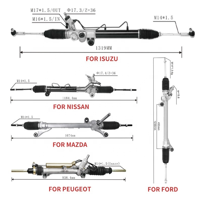 Ujoin Power Steering Rack For TOYOTA Corolla Camry Probox Hiace Bus Premio Hilux Townace Land Cruiser fj40 Corona Aurion Ipsum