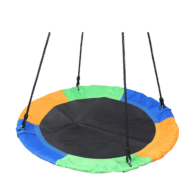 Hot Sale Garden Rainbow Outdoor Kid Spider Web Round Net Swing