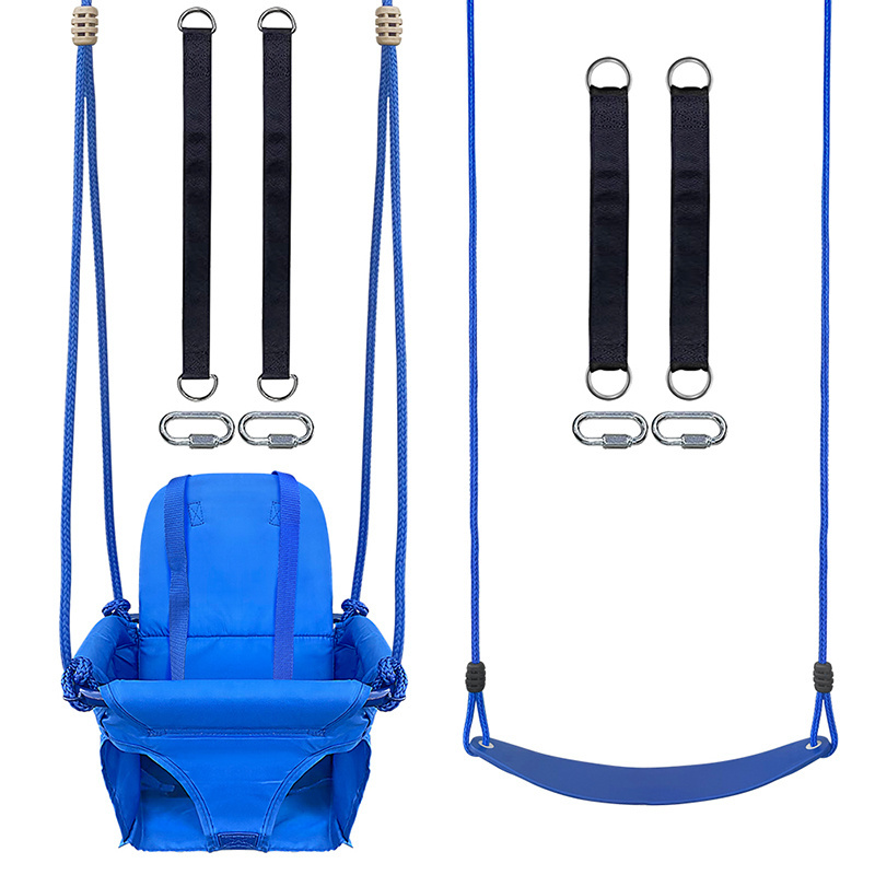 Plastic Detachable Foldable 3 In 1 Baby Seat Outdoor Swing For Baby Children