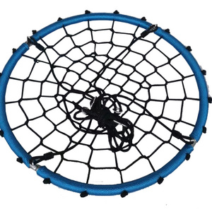 High Quality Garden Spider Web Fully Assembled Kids Outdoor Round Tree Net Swing