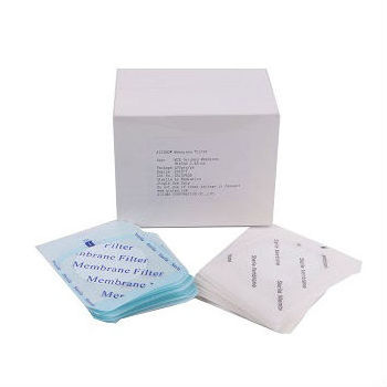 AISIMO single packed sterile MCE white membrane with black grid membrane filter 47mm 0.45um