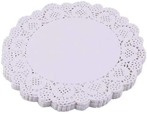 White Lace Thin Paper Doilies Cake Decorating Pads Round Paper Table Mats Doily Food Grade Paper Doilies