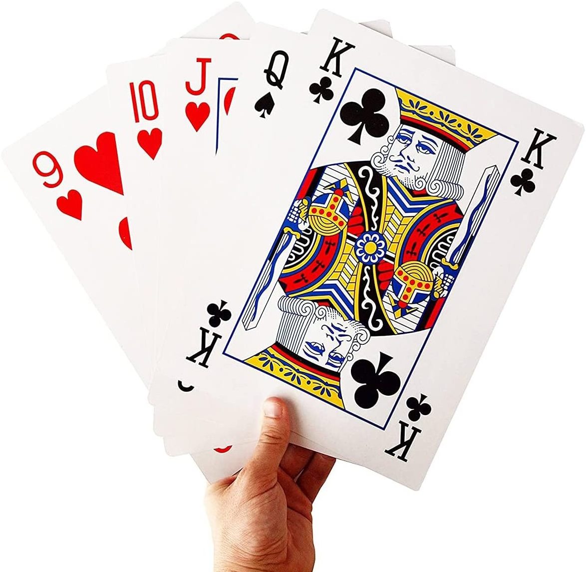 Customized Cards Jumbo Playing Cards High Quality Plastic & Waterproof Game Playing Cards