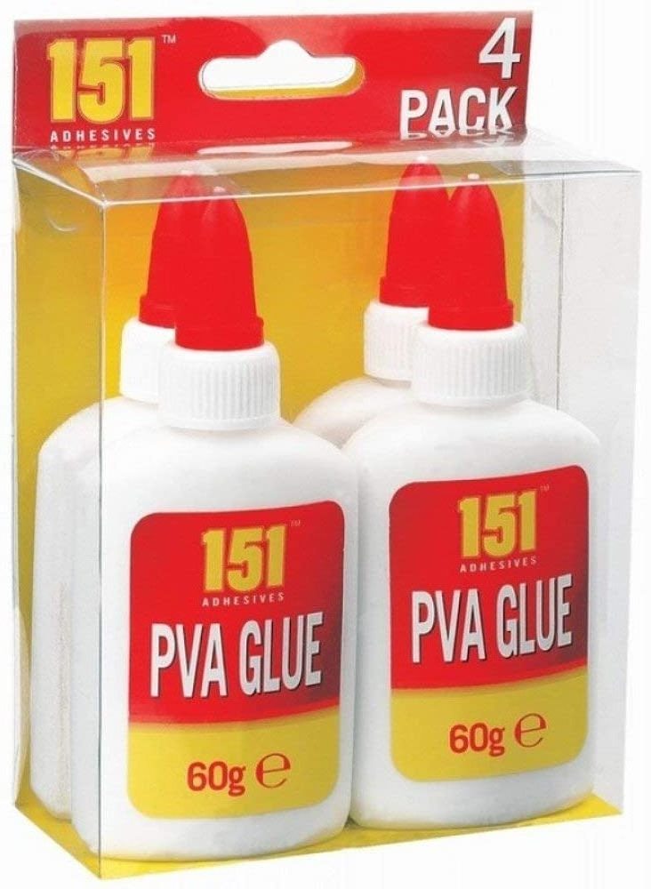 Safe & Pure Pva Glue Bottles Washable White Liquid Paper Adhesive Glue for School Craft Home & Office