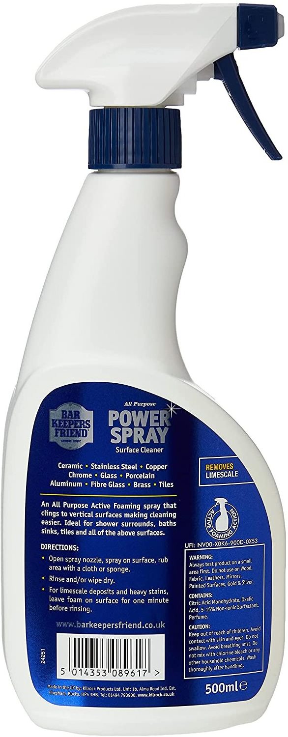 Multi Surface Cleaner Stain Remover Power Spray Stainless Steel Sinks Laminates & Kitchen Cleaner Spray