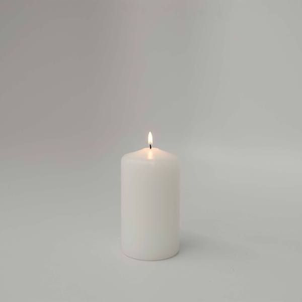 100 Hours Burn Time White Over Dipped Church Pillar Candle Unscented Decorative Candles