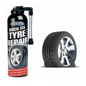 Quick & Easy to Use Temporary Fix Tyre Repair Emergency Use Tire Sealer Inflator Tyres Anti Puncture Repair & Seals