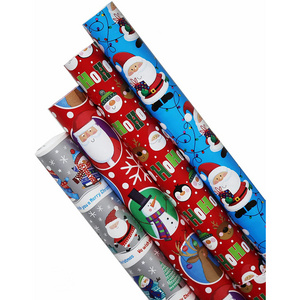 8M Christmas Wrapping Paper North Pole Assorted Design Gift Wrap Roll For Festival & Birthday Party