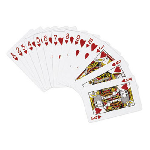 Customized Cards Jumbo Playing Cards High Quality Plastic & Waterproof Game Playing Cards