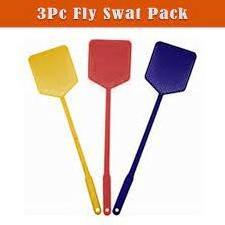 Hot Sale Colorful Plastic Fly Swatters Long Handle Fly Swatted  Fly Swatted