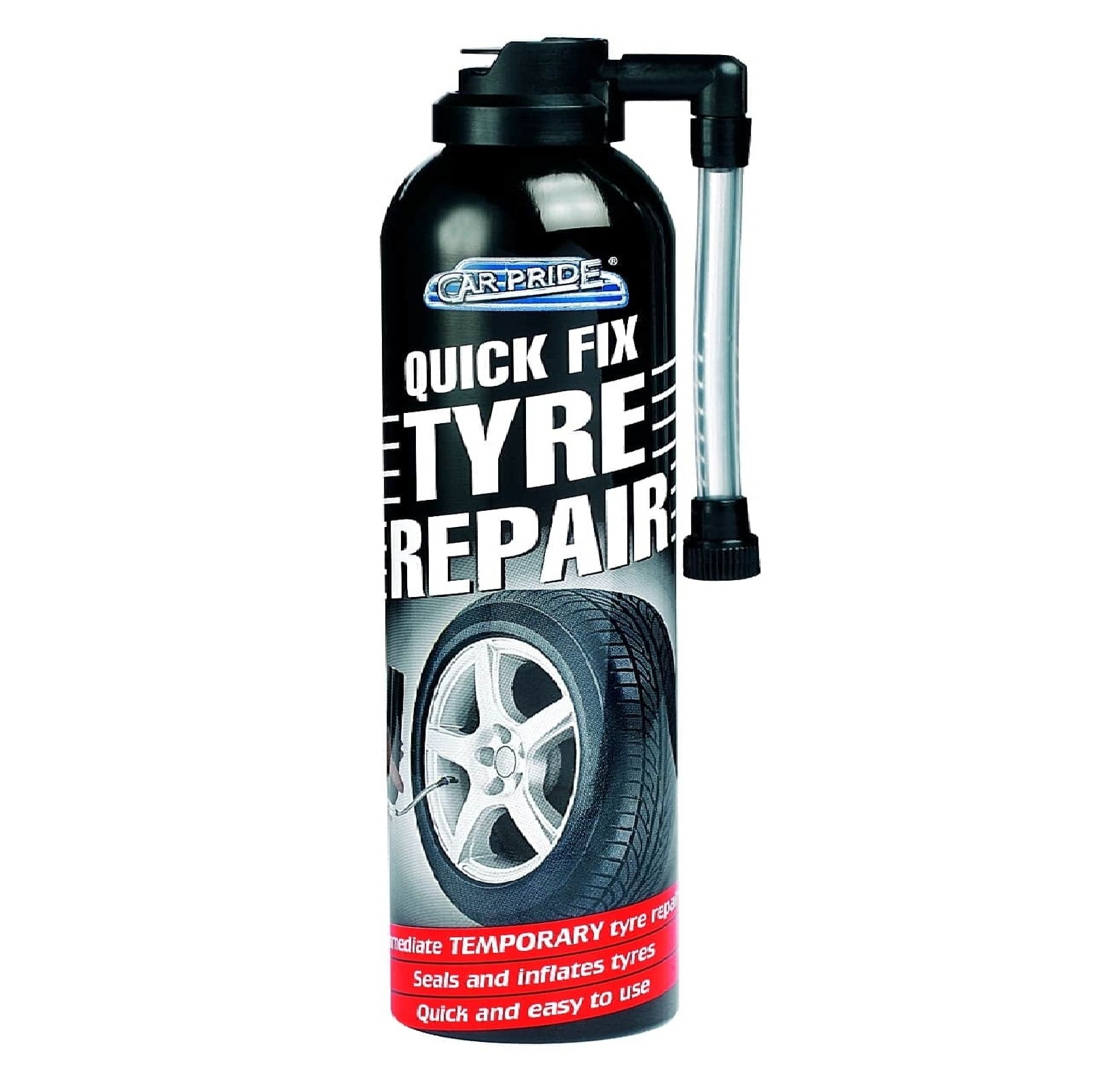 Quick & Easy to Use Temporary Fix Tyre Repair Emergency Use Tire Sealer Inflator Tyres Anti Puncture Repair & Seals