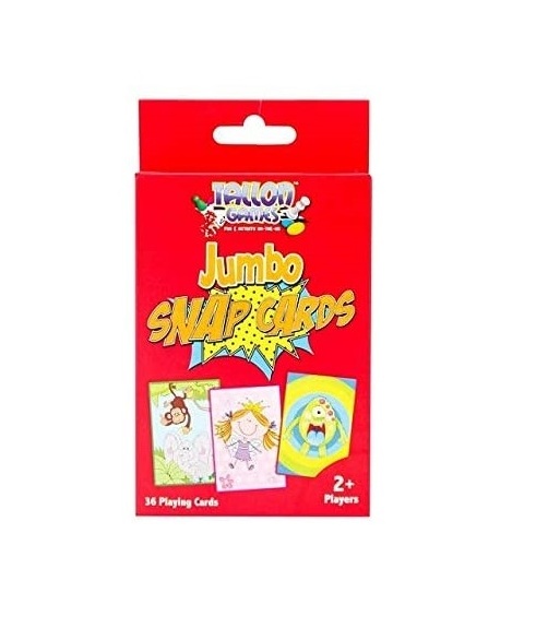 Jumbo Snap Playing Cards Toy Game Cards for Children Education Fun and Family games Snap Cards