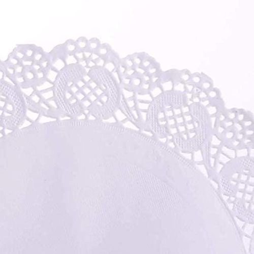 White Lace Thin Paper Doilies Cake Decorating Pads Round Paper Table Mats Doily Food Grade Paper Doilies