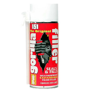 All Purpose Expanding Weatherproof Foam Filler Seals Large Cracks Holes and Fills Gaps & Cavity