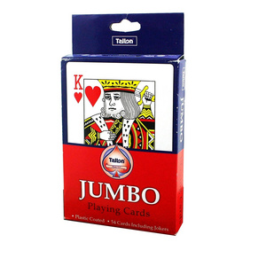 Customized Cards Jumbo Playing Cards High Quality Plastic & Waterproof Game Playing Cards