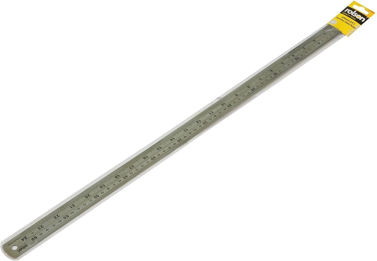 Stainless Steel Scale Rule Graduated in cm/mm 150mm, 300mm, 600mm Straight Ruler For Office and School Stationery