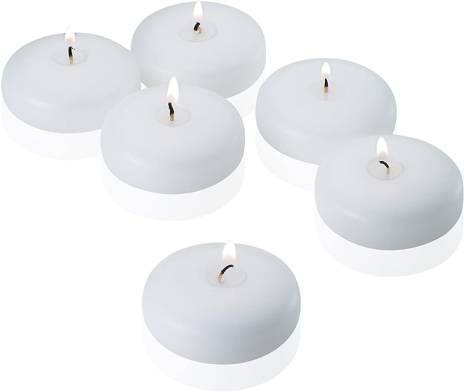 High Quality Floating Candles in 5 Hours White Decorative Smock less Floating Candles in Water For Wedding and Home Decoration