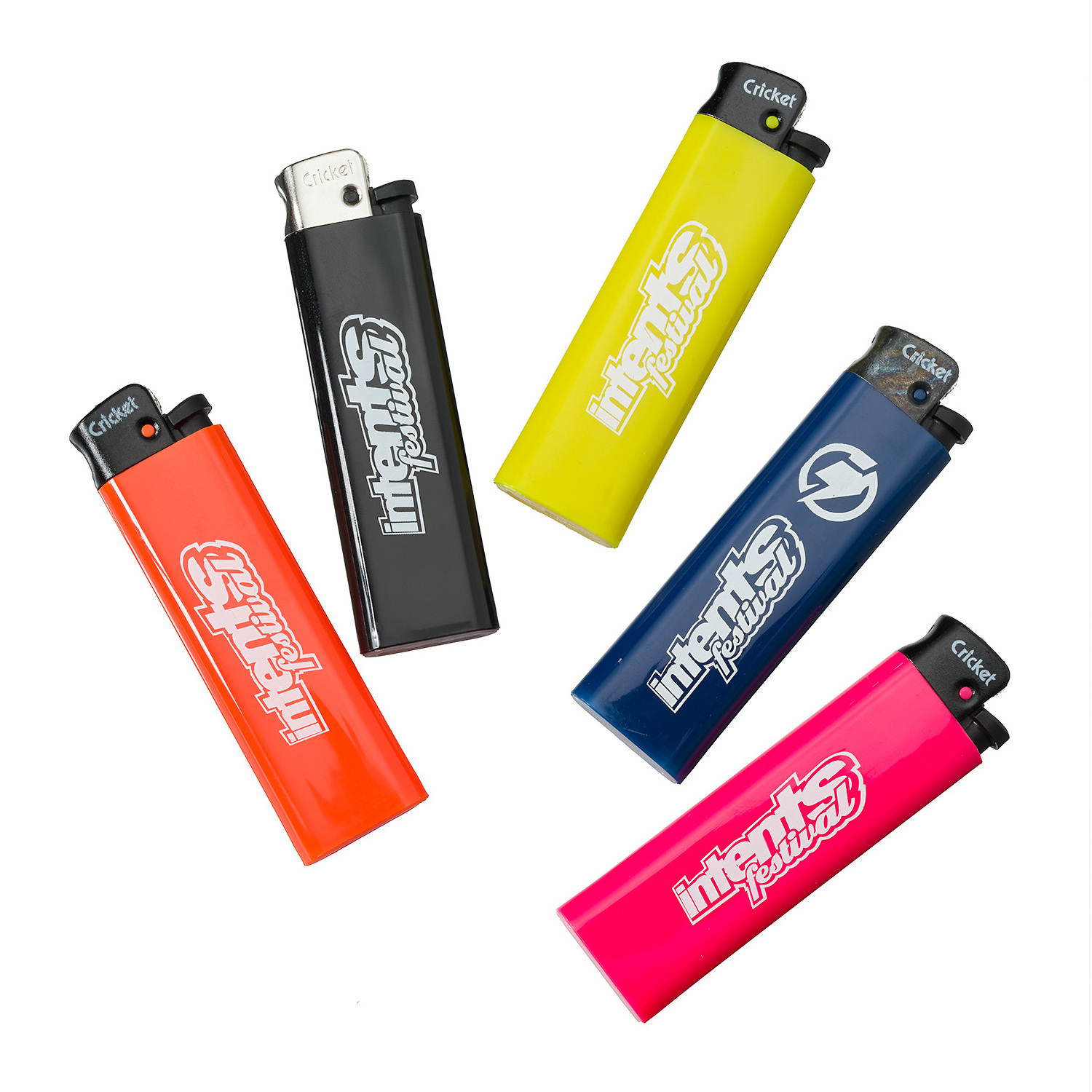 Colored Disposable/Refillable Cricket Lighter for Sale