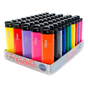 Colored Disposable/Refillable Cricket Lighter for Sale