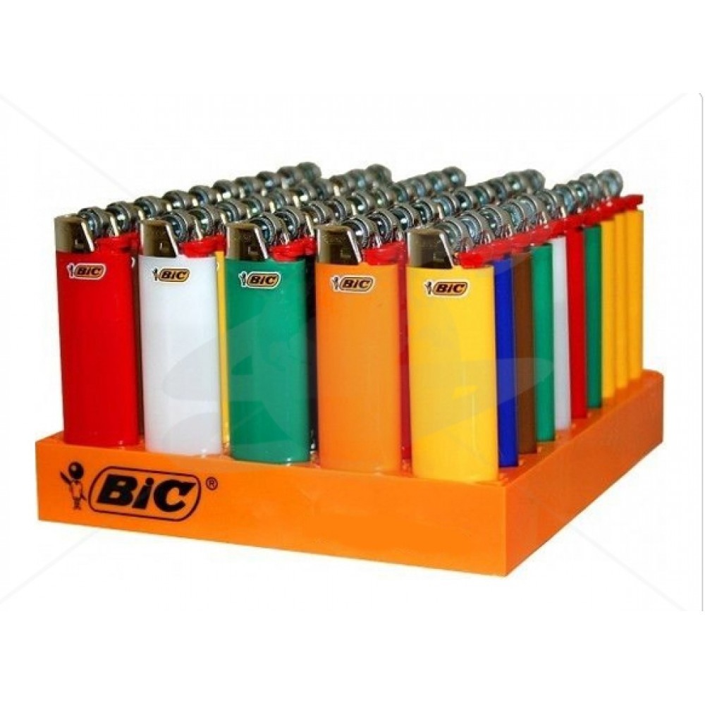 Original Mini and Maxi BIC Lighters/ Bic Lighter Tray of 50 /BIC Gas Lighter J25/J26