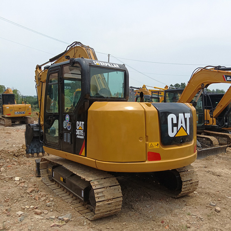 Second-hand CAT307E Caterpillar 307 Excavator 7 ton Hydraulic Crawler Used Construction Digger Machine