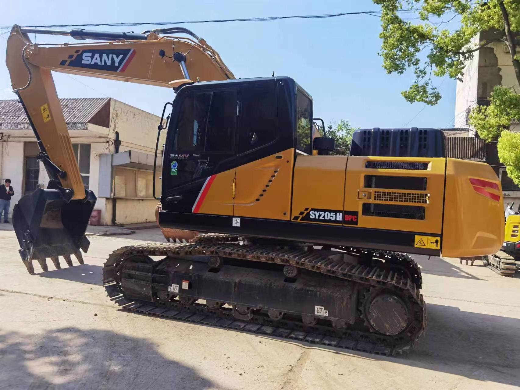 Used Sany Excavator Chinese Famous Sany205h DPC Excavator  20 ton Hydraulic Tracked Excavator in good condition for sale