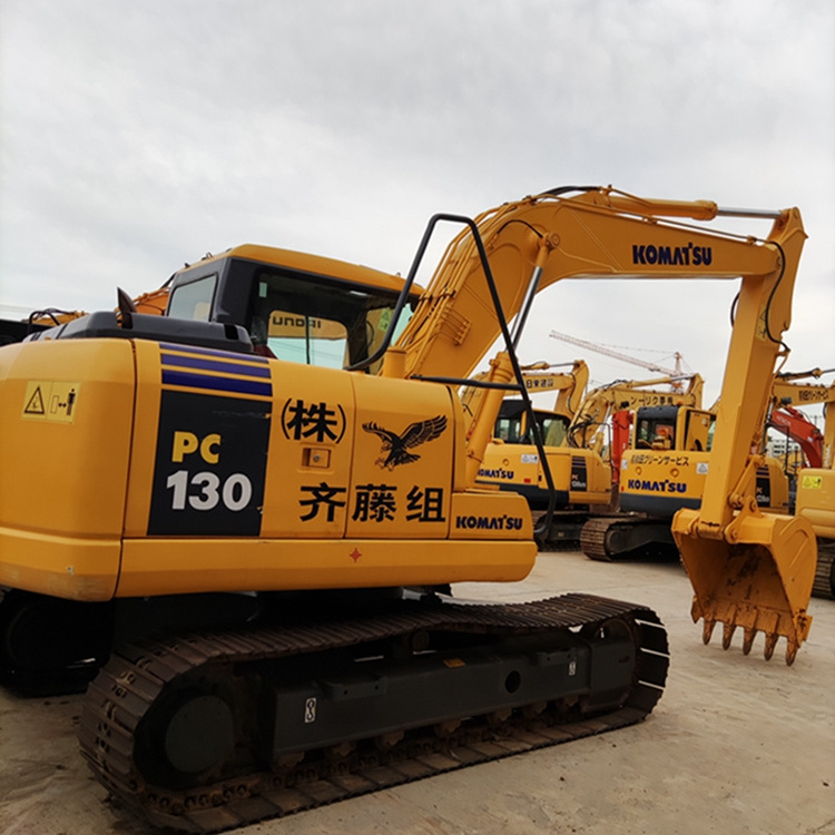 Used komatsu excavator PC130-7 In excellent condition secondhand 13 ton hydraulic excavator PC 130 good price for sale