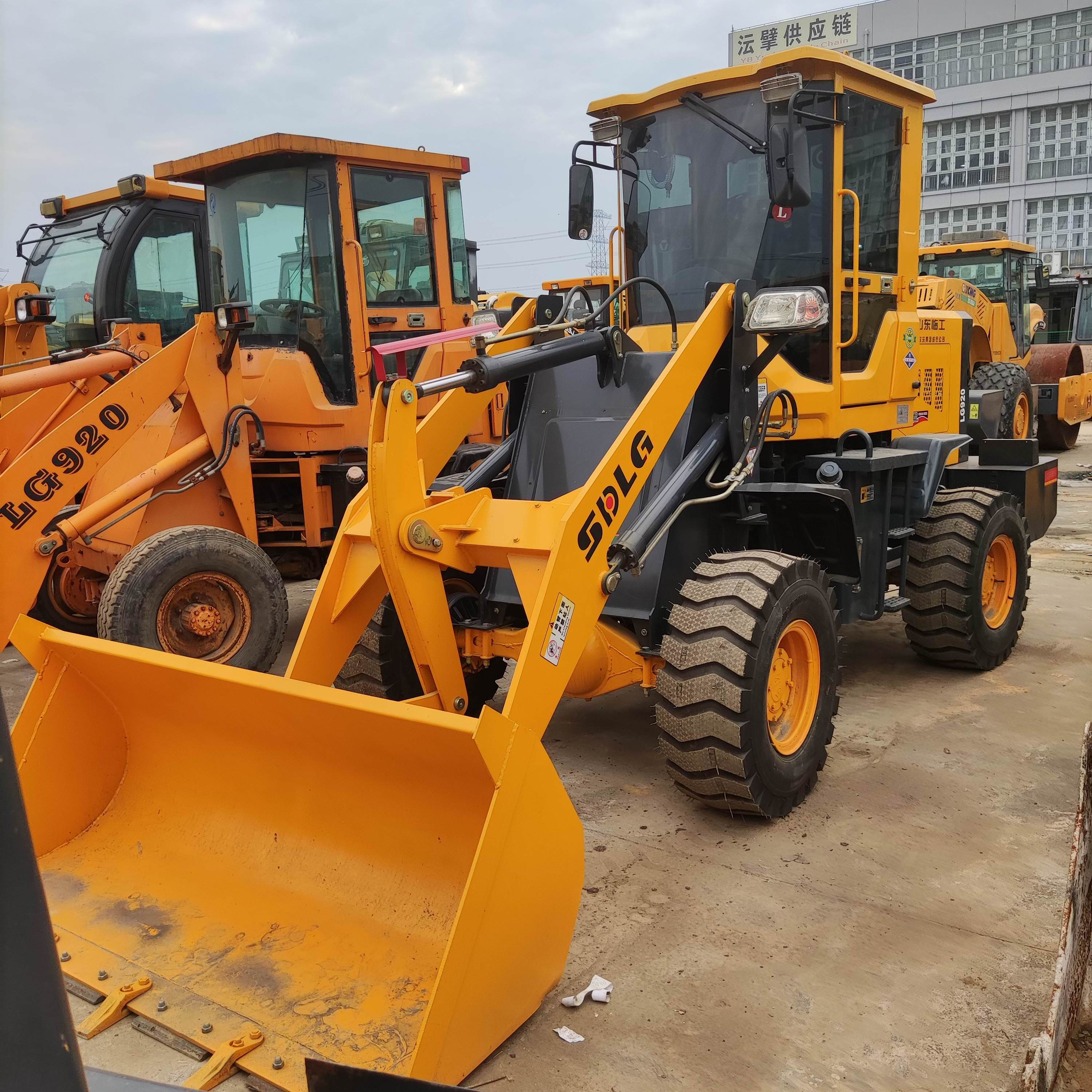 Used  Mini Loader  cheap chinese brand SDLG LG920 Mini Loader SDLG 920 Wheel Loader for sale