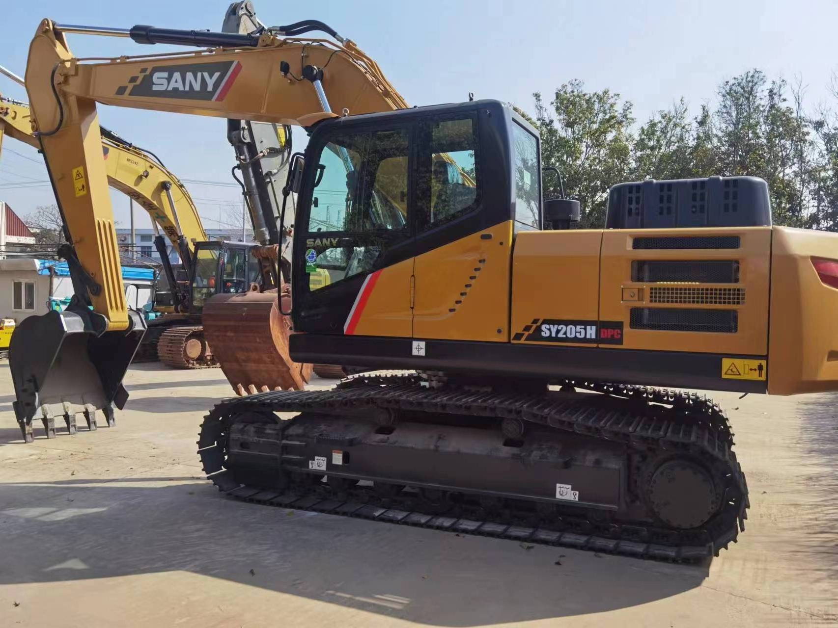 Used Sany Excavator Chinese Famous Sany205h DPC Excavator  20 ton Hydraulic Tracked Excavator in good condition for sale