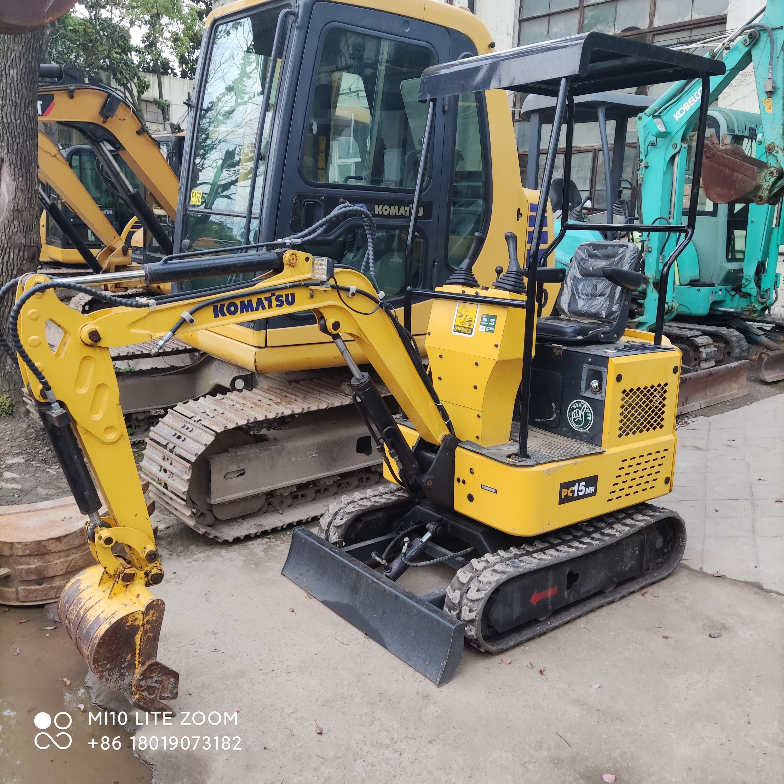 Micro Crawler  Digger Komatsu PC15MR Secondhand Mini Excavator Original Manufacture pc01 pc15mr pc18mr pc20 for sale