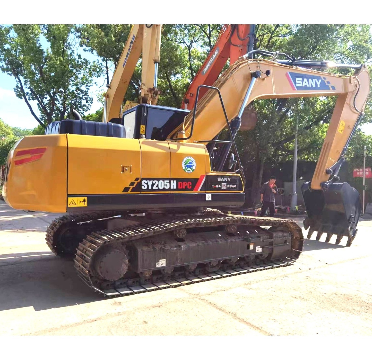 Used Sany Excavator Chinese Famous Sany205h DPC Excavator  20 ton Hydraulic Tracked Excavator in good condition for sale