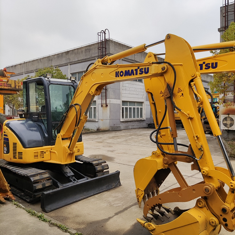 Hot Sales Japan made great Komatsu PC55MR-2 mini excavator great pc55/pc01/pc15 crawler excavator wholesale with spare parts